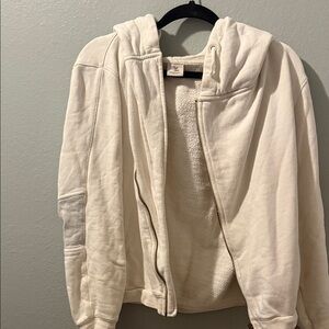 Scotch & Soda HOME ALONE Cream Textured Hoodie size 2